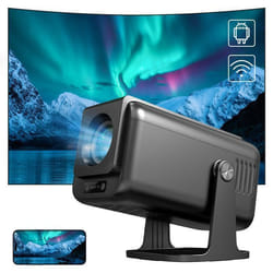Vidéoprojecteur 1080P Natif Support 4K FHD Cinéma 20000 Lumens Auto Focus Correction Angle Réglable Double WIFI 8Go Android 13
