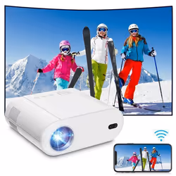 [ Auto Focus/Keystone ] VideoProjecteur 4K 27000 Lumens projecteur 1080P HD Transmission stable avec 5G WiFi6 BT5.2 Android11