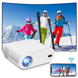 [ Auto Focus/Keystone ] VideoProjecteur 4K 27000 Lumens projecteur 1080P HD Transmission stable avec 5G WiFi6 BT5.2 Android11