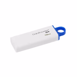 Kingston Technology DataTraveler G4 lecteur USB flash 16 Go USB Type-A 3.2 Gen 1 (3.1 Gen 1) Bleu, Blanc