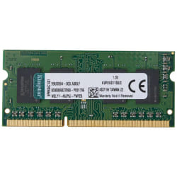 Kingston Technology ValueRAM 2GB DDR3-1600 module de mémoire 2 Go 1 x 2 Go 1600 MHz