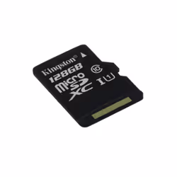 Kingston Technology microSDXC Class 10 UHS-I 128GB, 128 Go, MicroSDXC, Classe 10, UHS, Noir