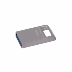 Kingston Technology DataTraveler Micro 3.1 64GB, 64 Go, USB Type-A, 3.2 Gen 1 (3.1 Gen 1), Sans capuchon, Métallique