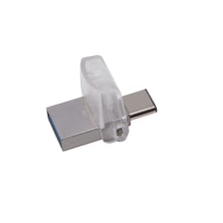 Kingston Technology DataTraveler microDuo 3C 64GB lecteur USB flash 64 Go USB Type-A / USB Type-C 3.2 Gen 1 (3.1 Gen 1) Noir
