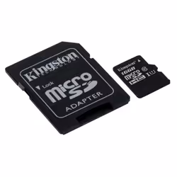 Kingston Technology microSDHC Class 10 UHS-I Card 16GB, 16 Go, MicroSDHC, Classe 10, UHS-I, 45 Mo/s, 10 Mo/s