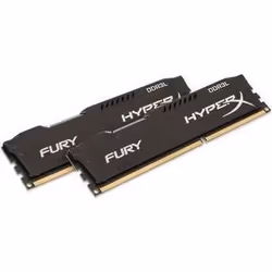 HyperX FURY Memory Low Voltage 16GB DDR3L 1600MHz Kit, 16 Go, 2 x 8 Go, DDR3L, 1600 MHz, 240-pin DIMM, Noir