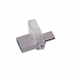 Kingston Technology DataTraveler microDuo 3C 128GB, 128 Go, USB Type-A / USB Type-C, 3.2 Gen 1 (3.1 Gen 1), 100 Mo/s, Casquet ...