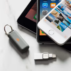 Kingston Technology DataTraveler Bolt Duo lecteur USB flash 128 Go USB Type-A / Lightning 3.2 Gen 1 (3.1 Gen 1) Argent