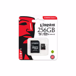 Kingston Technology Canvas Select 256 Go MicroSDXC UHS-I Classe 10 - Vue supplémentaire 6