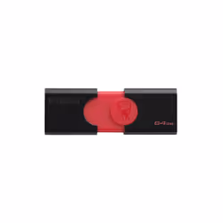 Kingston Technology DataTraveler 106 lecteur USB flash 64 Go USB Type-A 3.2 Gen 1 (3.1 Gen 1) Noir, Rouge - Vue supplémentaire 4