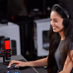 HyperX QuadCast Noir, Rouge Microphone de table - Vue supplémentaire 8