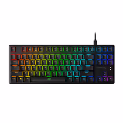 HyperX Alloy Origins Core, Sans clé (80 - 87%), USB, Clavier mécanique, QWERTY, LED RGB, Noir