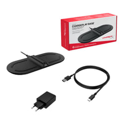 HyperX ChargePlay Base Universel Noir USB Recharge sans fil Charge rapide Intérieure