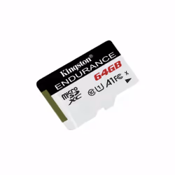 Kingston Technology High Endurance, 64 Go, MicroSD, Classe 10, UHS-I, 95 Mo/s, 30 Mo/s