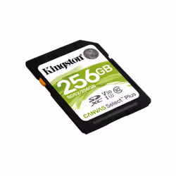 Kingston Technology Carte SDXC Canvas Select Plus 100R C10 UHS-I U3 V30 de 256 Go