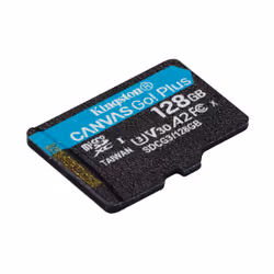 Kingston Technology Carte microSDXC Canvas Go Plus 170R A2 U3 V30 de 128 Go sans ADP