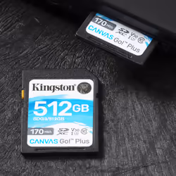 Kingston Technology Carte SDXC Canvas Go Plus 170R C10 UHS-I U3 V30 de 512 Go - Vue supplémentaire 7