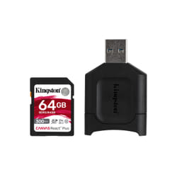 Kingston Technology Canvas React Plus 64 Go SD UHS-II Classe 10