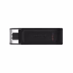 Kingston Technology DataTraveler 64Go USB-C 3.2 Gen 1 70, 64 Go, USB Type-C, 3.2 Gen 1 (3.1 Gen 1), 200 Mo/s, Casquette, Noir