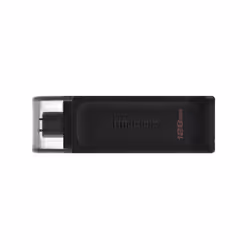 Kingston Technology DataTraveler 128Go USB-C 3.2 Gen 1 70, 128 Go, USB Type-C, 3.2 Gen 1 (3.1 Gen 1), 200 Mo/s, Casquette, No ...
