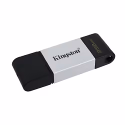 Kingston Technology DataTraveler 80 lecteur USB flash 256 Go USB Type-C 3.2 Gen 1 (3.1 Gen 1) Noir, Argent