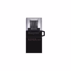 Kingston Technology DataTraveler microDuo3 G2, 128 Go, USB Type-A / Micro-USB, 3.2 Gen 1 (3.1 Gen 1), Autres, 1,7 g, Noir