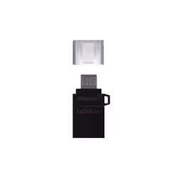 Kingston Technology DataTraveler microDuo3 G2 lecteur USB flash 128 Go USB Type-A / Micro-USB 3.2 Gen 1 (3.1 Gen 1) Noir