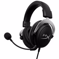 HyperX CloudX, Avec fil, 15 - 25000 Hz, Jouer, 337 g, Casque, Aluminium, Noir