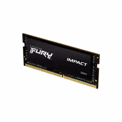 Kingston Technology FURY 32GB 3200MT/s DDR4 CL20 SODIMM Impact, 32 Go, 1 x 32 Go, DDR4, 3200 MHz, 260-pin SO-DIMM, Noir