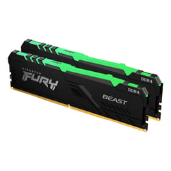 Kingston Technology FURY Beast RGB module de mémoire 64 Go 2 x 32 Go DDR4 3600 MHz