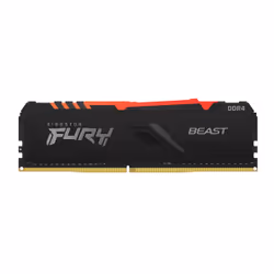 Kingston Technology FURY Beast RGB, 16 Go, 2 x 8 Go, DDR4, 3000 MHz, 288-pin DIMM