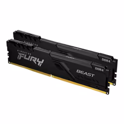 Kingston Technology FURY 32Go 3200MT/s DDR4 CL16 DIMM (Kit de 2) Beast Black, 32 Go, 2 x 16 Go, DDR4, 288-pin DIMM