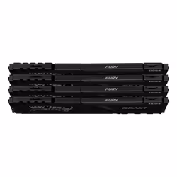 Kingston Technology FURY 64Go 3200MT/s DDR4 CL16 DIMM (Kit de 4) 1Gx8 Beast Black