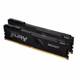 Kingston Technology FURY 16Go 2666MT/s DDR4 CL16 DIMM (Kit de 2) Beast Black, 16 Go, 2 x 8 Go, DDR4, 288-pin DIMM