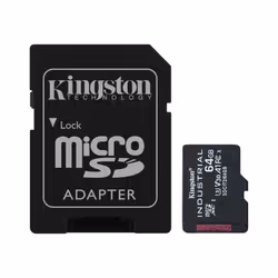 Kingston Technology Industrial, 64 Go, MicroSDXC, Classe 10, UHS-I, Class 3 (U3), V30