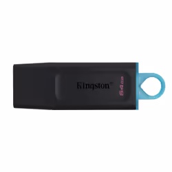 Kingston Technology DataTraveler ® Exodia (Noir et Turquoise) - 2 unités - Clé USB 3.2, 64 Go, USB Type-A, 3.2 Gen 1 (3.1 Gen ...
