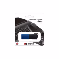 Kingston Technology DataTraveler 64 GB USB3.2 Gen 1 Exodia M (Noir + Bleu) - Vue supplémentaire 6