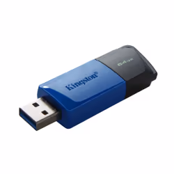 Kingston Technology DataTraveler 64 GB USB3.2 Gen 1 Exodia M (Noir + Bleu) - 2 Pieces - Vue supplémentaire 5