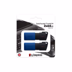 Kingston Technology DataTraveler 64 GB USB3.2 Gen 1 Exodia M (Noir + Bleu) - 2 Pieces - Vue supplémentaire 6