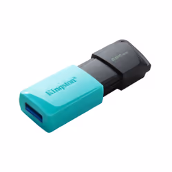 Kingston Technology DataTraveler 256 GB USB3.2 Gen1 Exodia M (Noir + Turquoise) - Vue supplémentaire 4