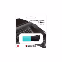 Kingston Technology DataTraveler 256 GB USB3.2 Gen1 Exodia M (Noir + Turquoise) - Vue supplémentaire 6