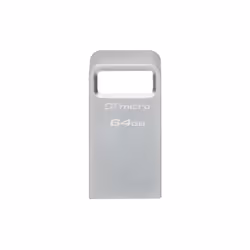 Kingston Technology DataTraveler 64 Go Micro 200 Mo/s Metal USB 3.2 Gen 1, 64 Go, USB Type-A, 3.2 Gen 1 (3.1 Gen 1), 200 Mo/s ...