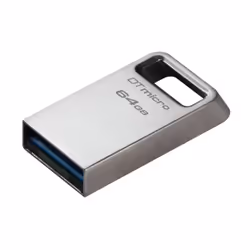 Kingston Technology DataTraveler 64 Go Micro 200 Mo/s Metal USB 3.2 Gen 1
