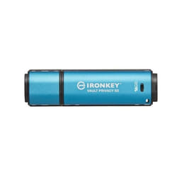 Kingston Technology IronKey Vault Privacy 50 lecteur USB flash 16 Go USB Type-A 3.2 Gen 1 (3.1 Gen 1) Bleu