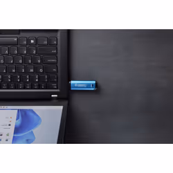 Kingston Technology IronKey Vault Privacy 50 lecteur USB flash 256 Go USB Type-C 3.2 Gen 1 (3.1 Gen 1) Noir, Bleu - Vue supplémentaire 9