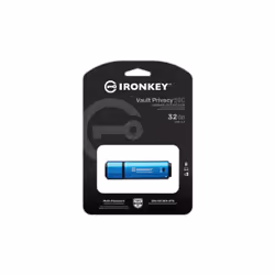 Kingston Technology IronKey Vault Privacy 50 lecteur USB flash 32 Go USB Type-C 3.2 Gen 1 (3.1 Gen 1) Noir, Bleu - Vue supplémentaire 5