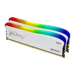 Kingston Technology FURY 16GB 3600MT/s DDR4 CL17 DIMM (Kit of 2) Beast blanc RGB SE