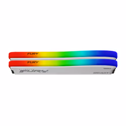 Kingston Technology FURY 16GB 3200MT/s DDR4 CL16 DIMM (Kit of 2) Beast blanc RGB SE