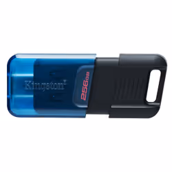 Kingston Technology DataTraveler 256GB 80 M 200 Mo/s USB-C 3.2 Gen 1, 256 Go, USB Type-C, 3.2 Gen 1 (3.1 Gen 1), 200 Mo/s, Ca ...