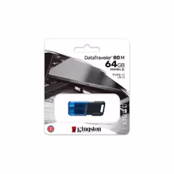Kingston Technology DataTraveler 64 GB 80 M 200 Mo/s USB-C 3.2 Gen 1 - Vue supplémentaire 6